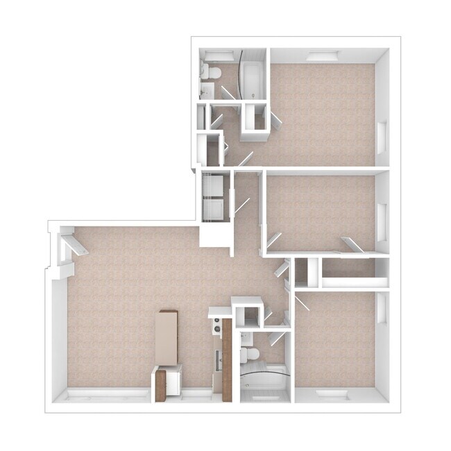 Floorplan - Carver Terrace Apartments