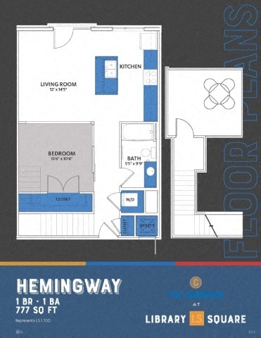 Floorplan - The Congress at Library Square