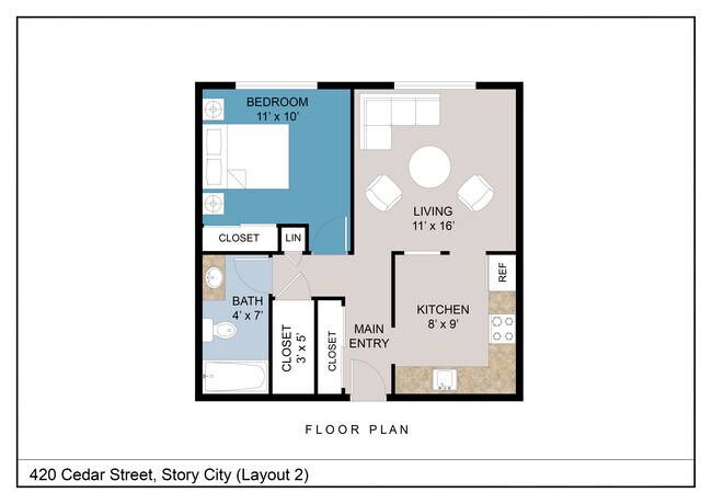 Floorplan - Bergengreen Apartments