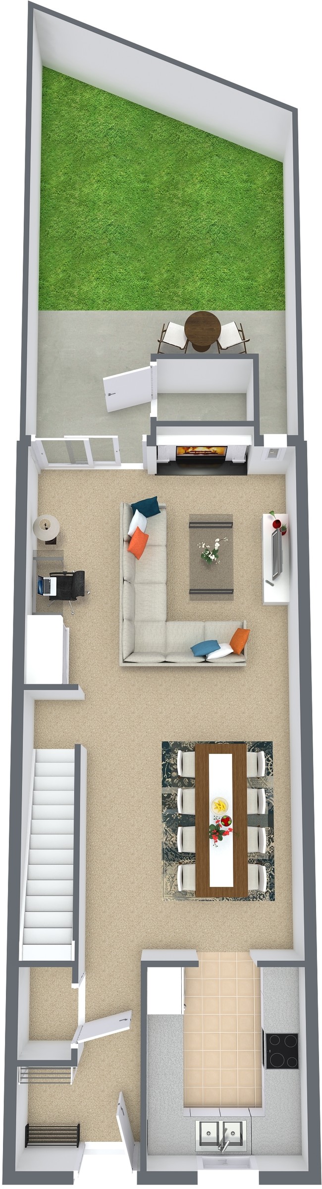 Floorplan - Cambridge Court Townhomes