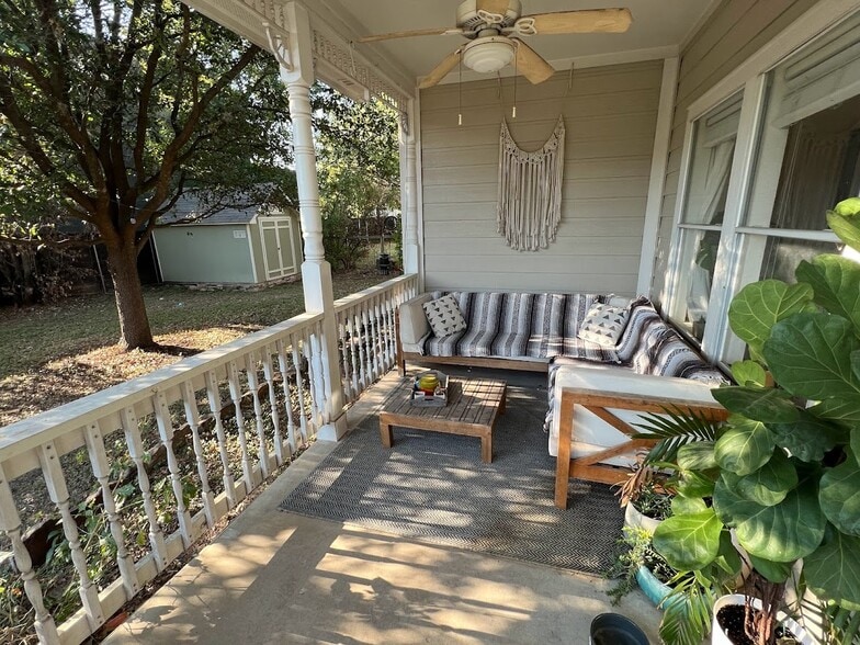 Backporch - 1204 San Bernard St