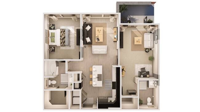 Floorplan - The Rey Downtown
