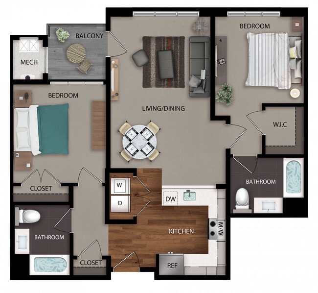Floorplan - The Grove at Watsessing