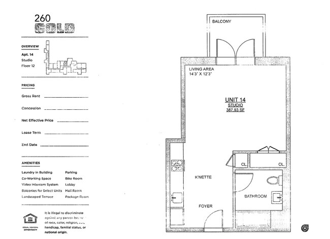 Floorplan - 260 Gold