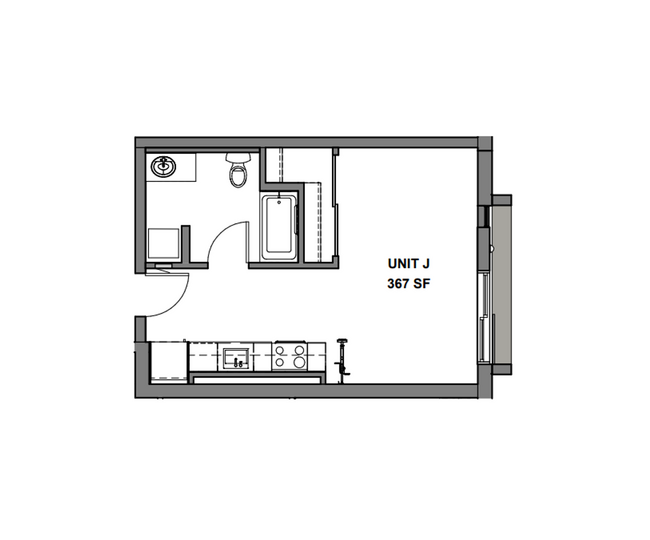 Floorplan - Rose City Flats: New Apartments near the I...