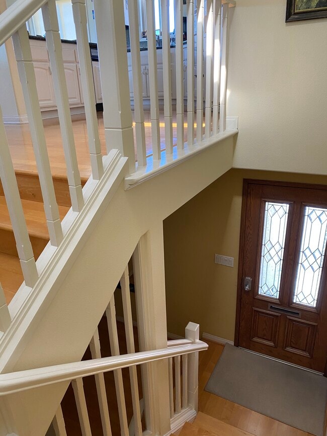Staircase. Upstairs living area to bedrooms - 208 36th St