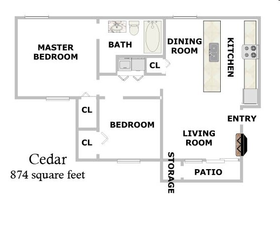 Cedar - Pleasant Creek Apartments