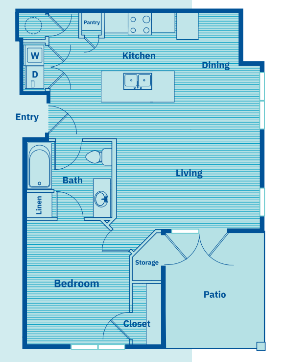 A2 floor plan The Waters at Settlers Trace - The Waters at Settlers Trace