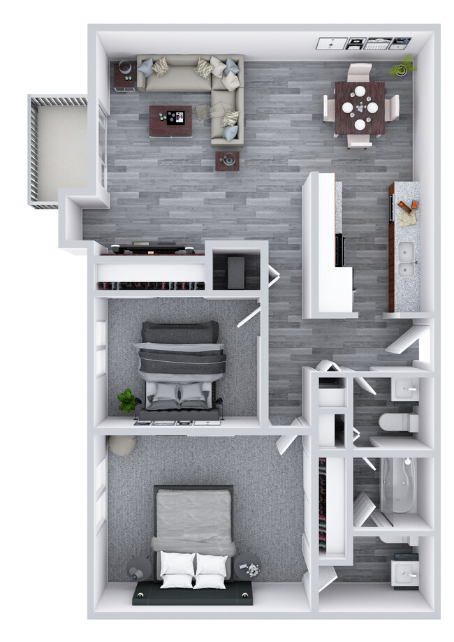 THE CEDAR - Two Bedroom - Autumn Place