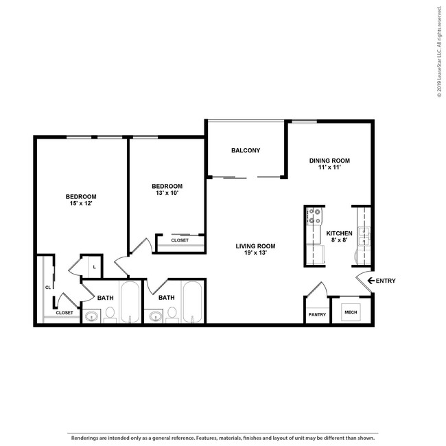 Floorplan - The Habitat Apartments