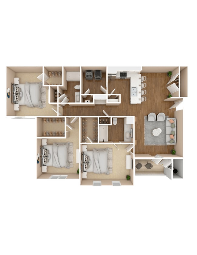 Floorplan - Cumberland Place Apartment Homes
