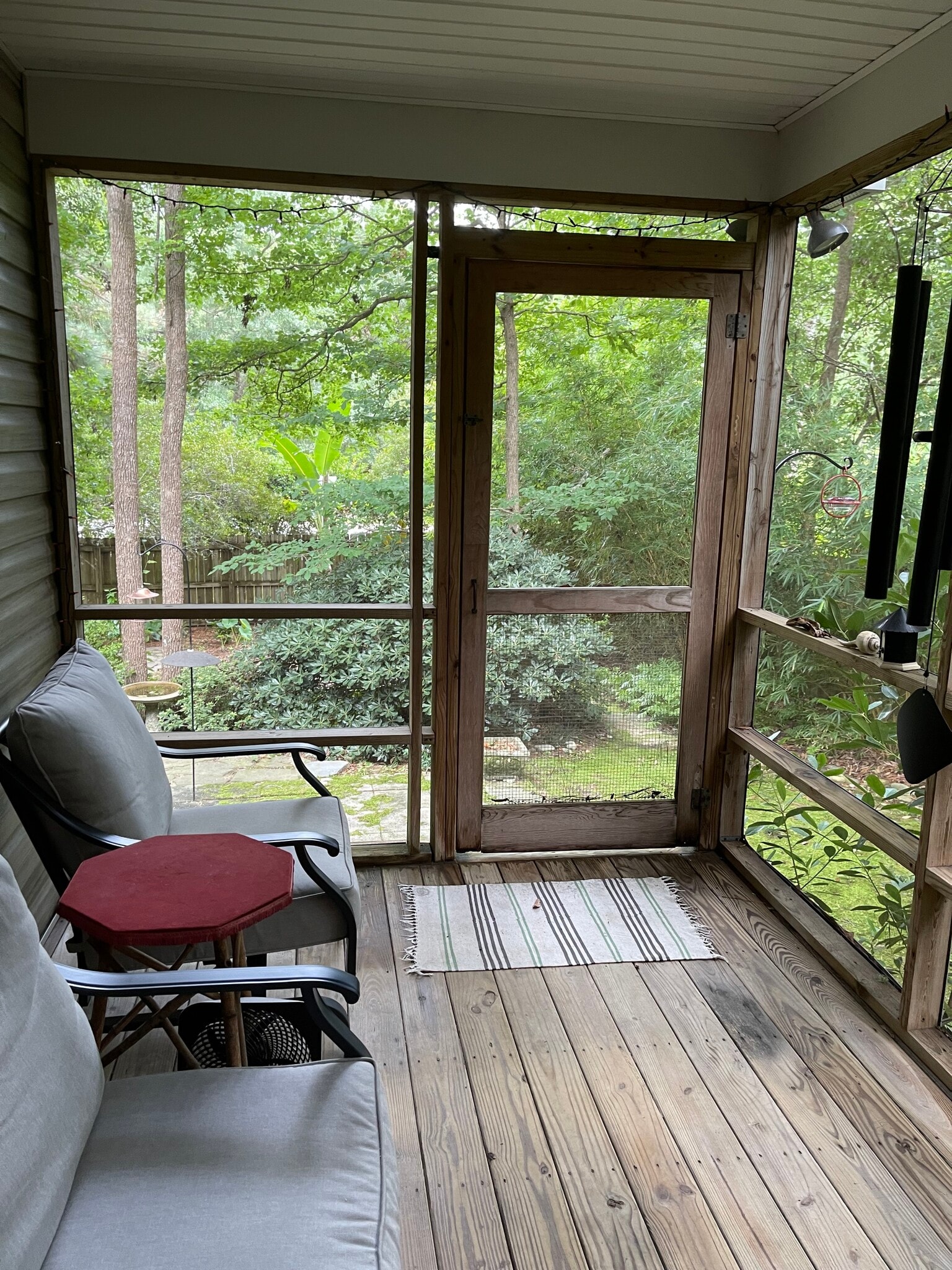 Screened in back porch - 3606 Walkers Ferry Ln
