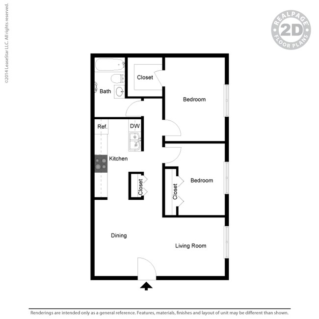 Floorplan - Gaslight Apartments