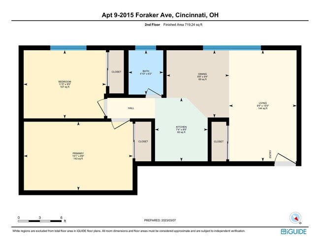 1x1 Office Floorplan - Units 2,5,9 (Foraker) - Foraker & Section