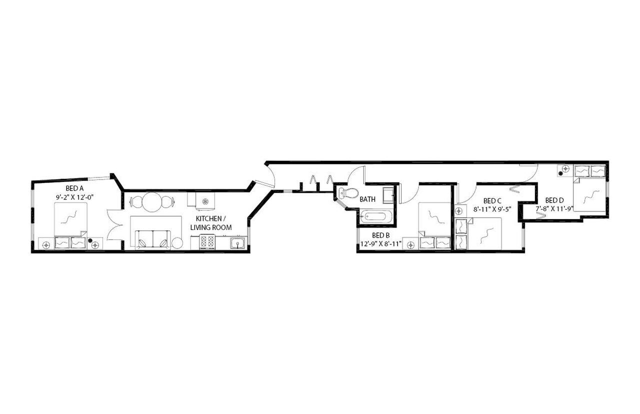 Building Photo - Room in Shared 4 bed/1 bath home