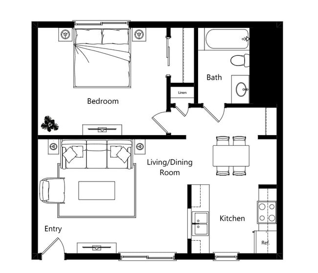 Orchard Hills_A1_1 Bed - Orchard Hills