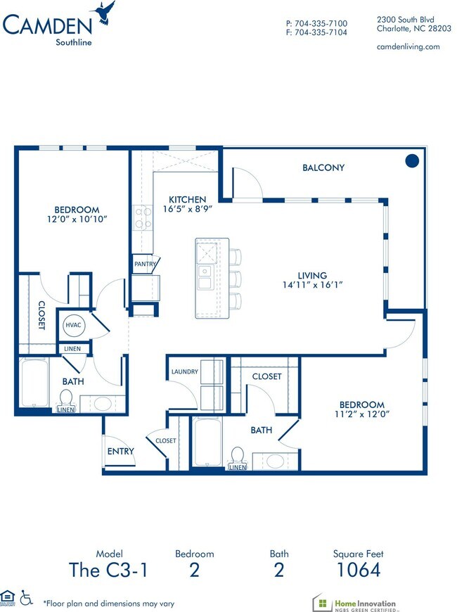 Floorplan - Camden Southline
