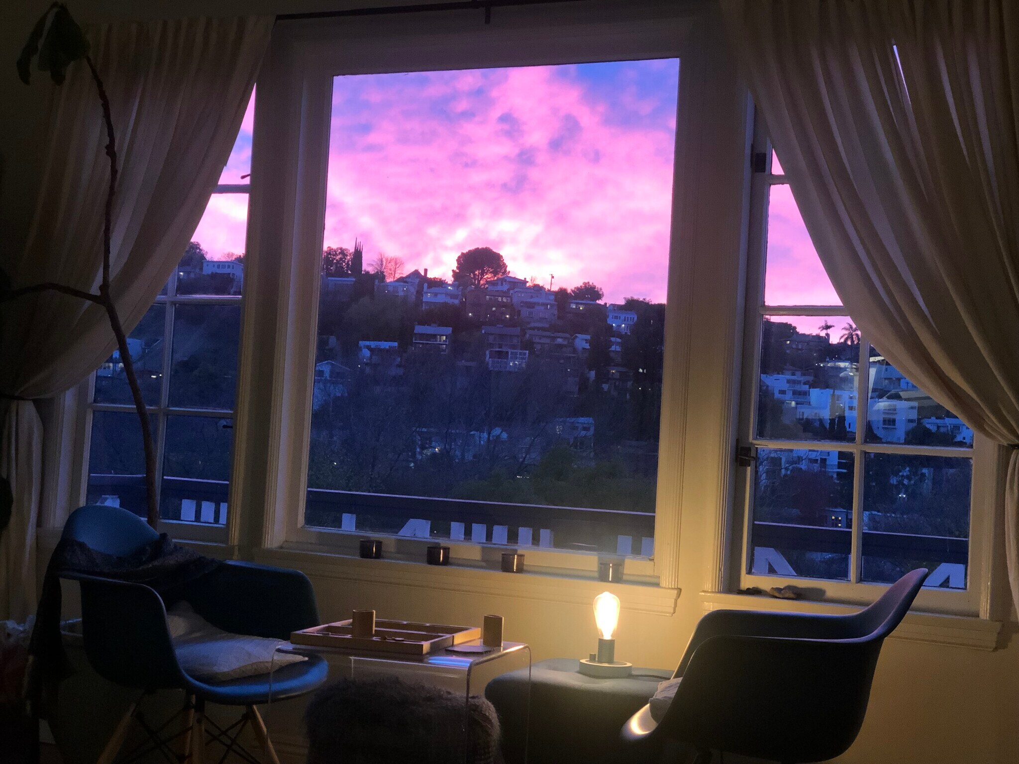 Sunset Sky from Living Room - 2528 Panorama Ter
