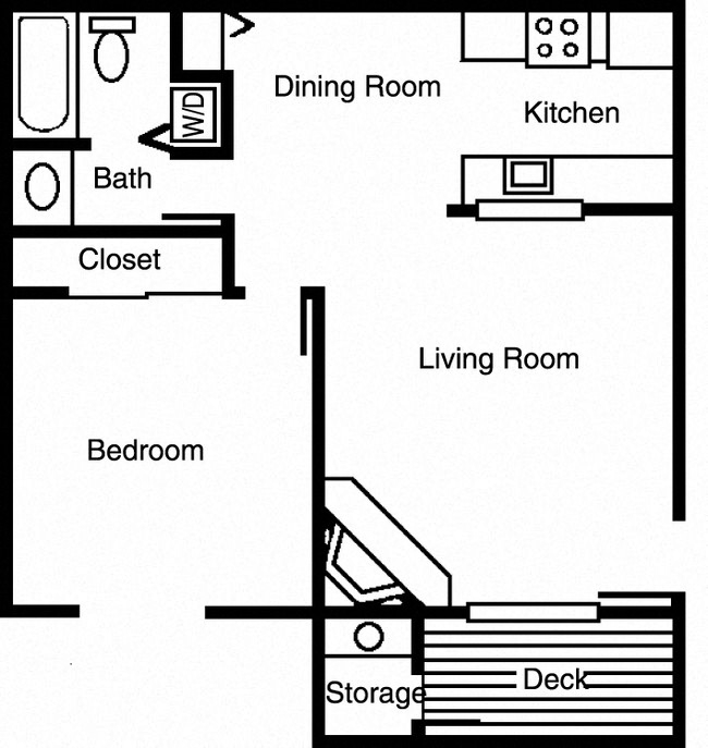 Floorplan - Woodlake Apartments