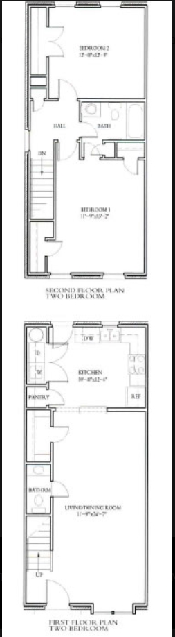 2BR/1.5BA - Fieldcrest Townhomes