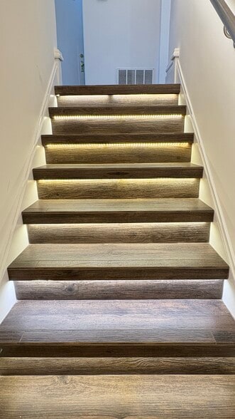 Stairs to Second Floor - 115 Magnolia St