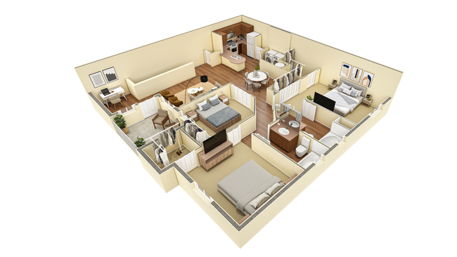 Floorplan - Springs at Palma Sola Apartments