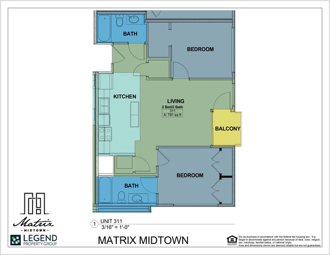 Floorplan - Matrix Midtown