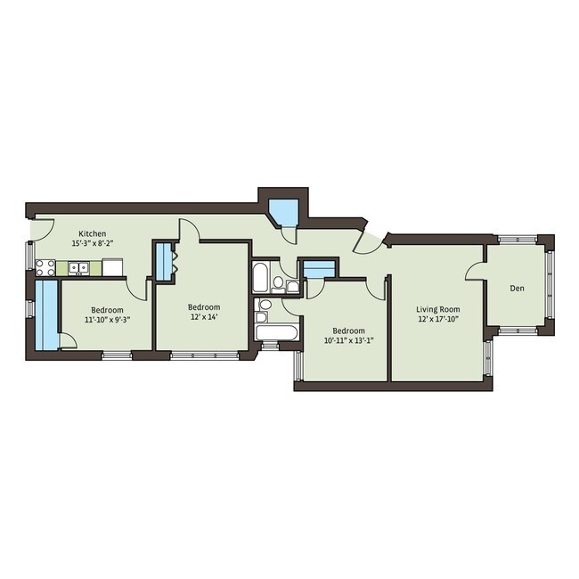 Floorplan - 5452 S. Ellis Avenue