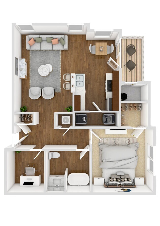 Floorplan - Landing at Willow Bayou Apartment Homes