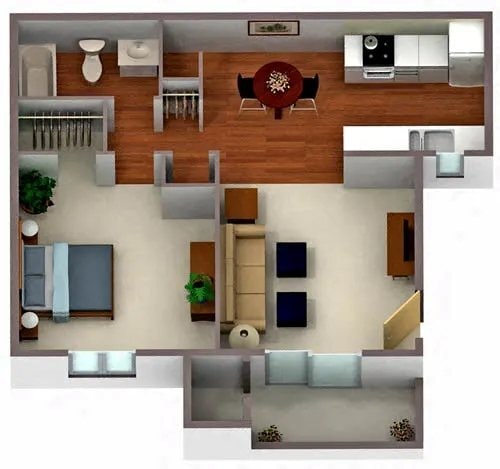 Floorplan - Palm Crest at Station 40