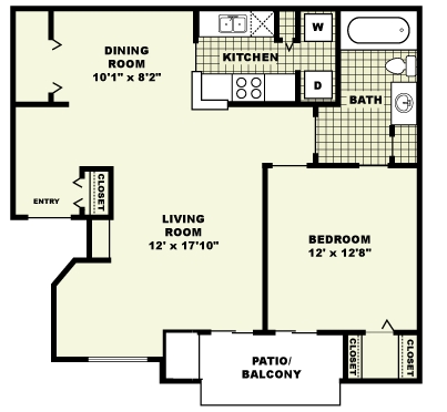 1BR/1BA - Harbor Club