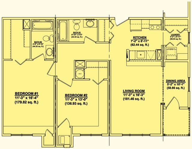 2BR/2BA - Belle Isle