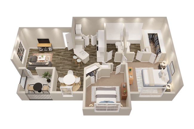 Floorplan - Trinity Oaks Apartment Homes