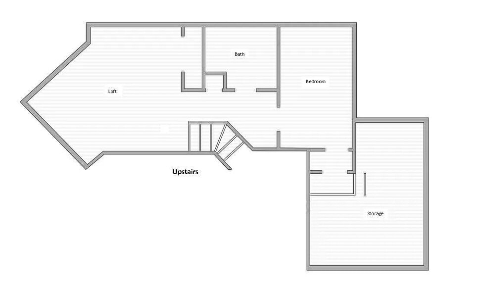 Upstairs floorplan - 983 Brattle Ln