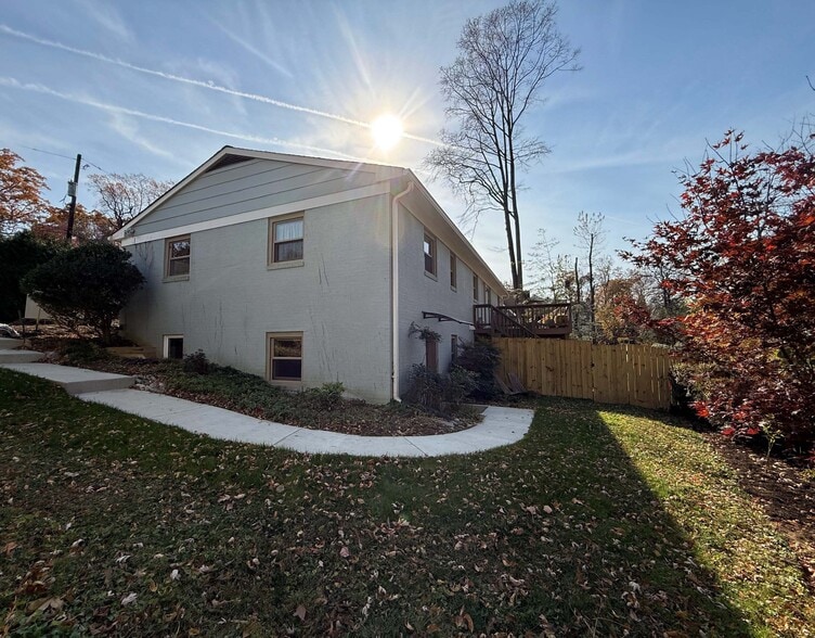 Apartment entrance at rear of house. Private Yard space. - 5336 Wapakoneta Rd