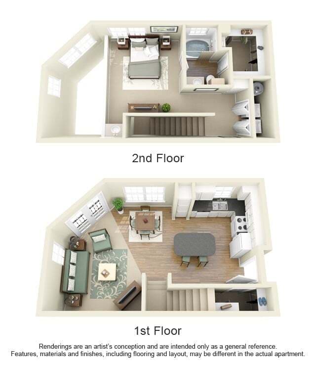 Floorplan - Villas at Katy Trail Apartments