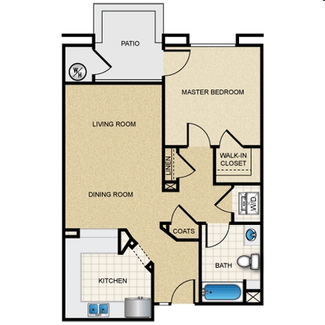 1BR/1BA - Jasmine Place