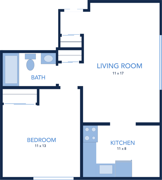 Floorplan - Washington Square Apartments