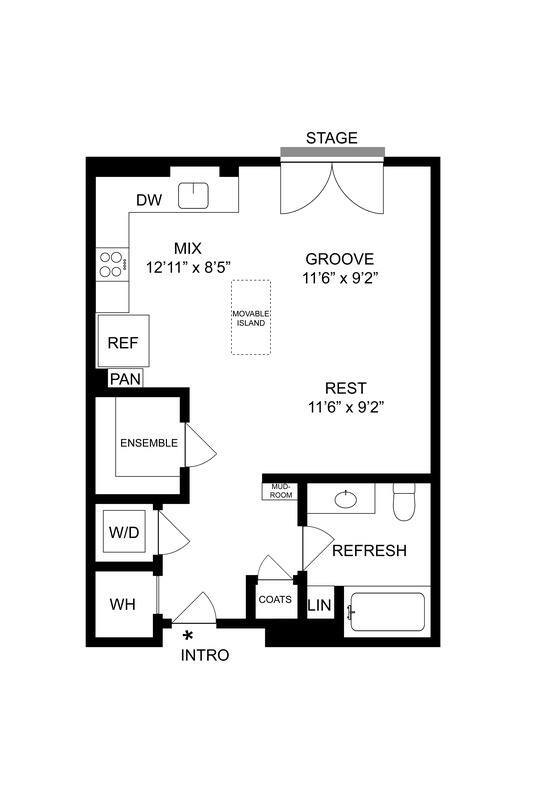 Floorplan - Arapahoe Square Apartments