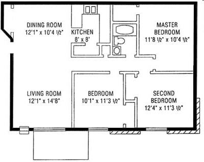 2BR/2BA - Lillian Street Apartments