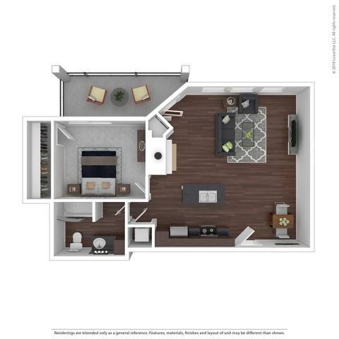 Floorplan - The Villas at Kennedy Creek Apartments