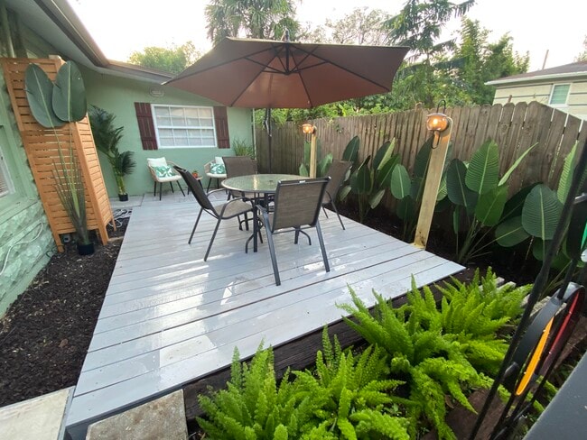 New Deck With Outdoor Furniture - 2506 Formosa Ave