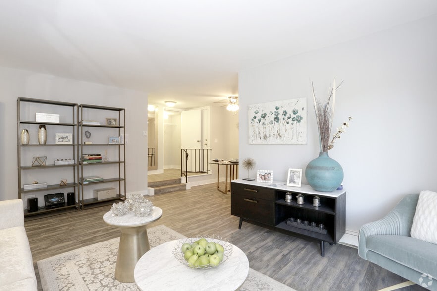 2 Bedroom - Living Room - The Residences at 159 Tinley Park Place