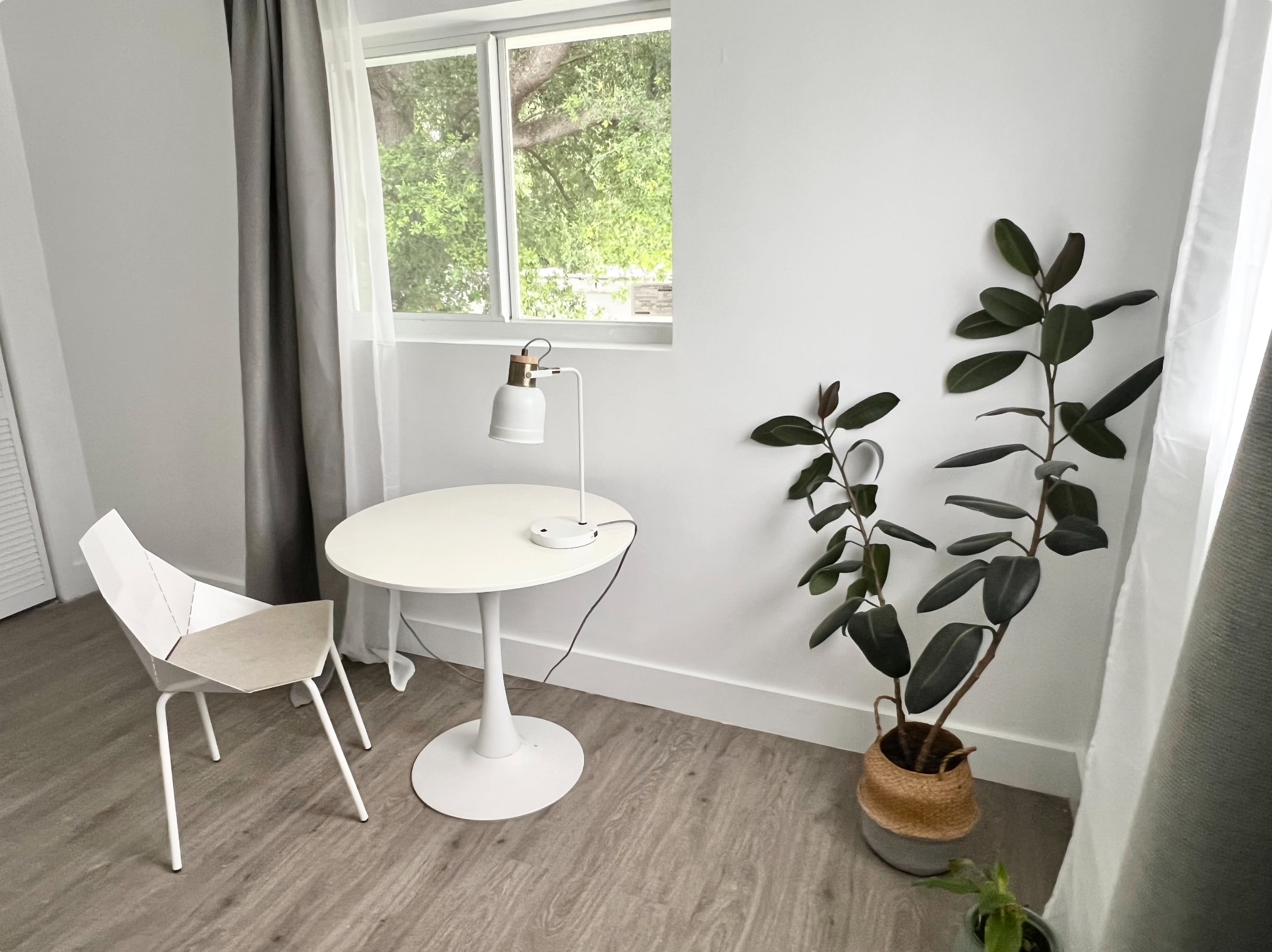 And view into the garden - 6863 NW 2nd Ave