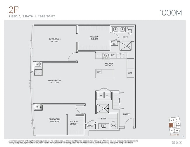 Floorplan - 1000M