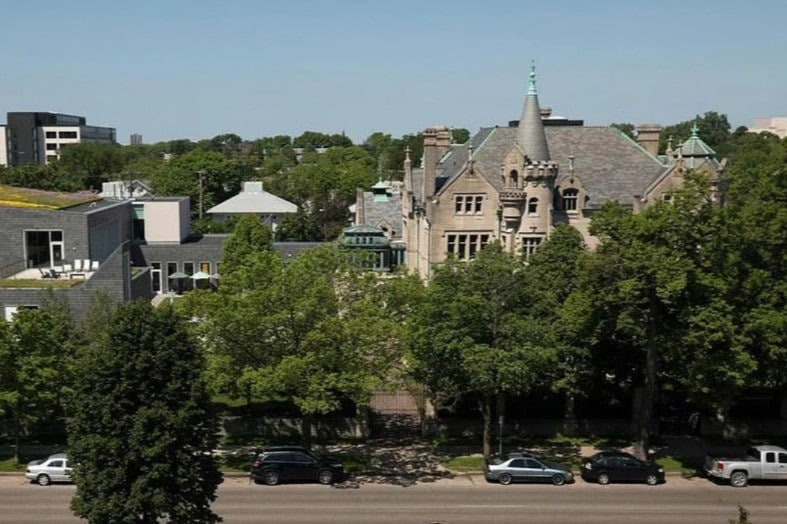 View of the Swedish Institute Castle - 2615 Park Ave