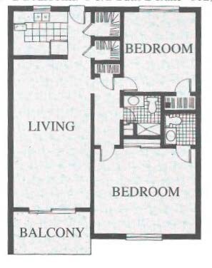2BR/1BA - Samson Apartments