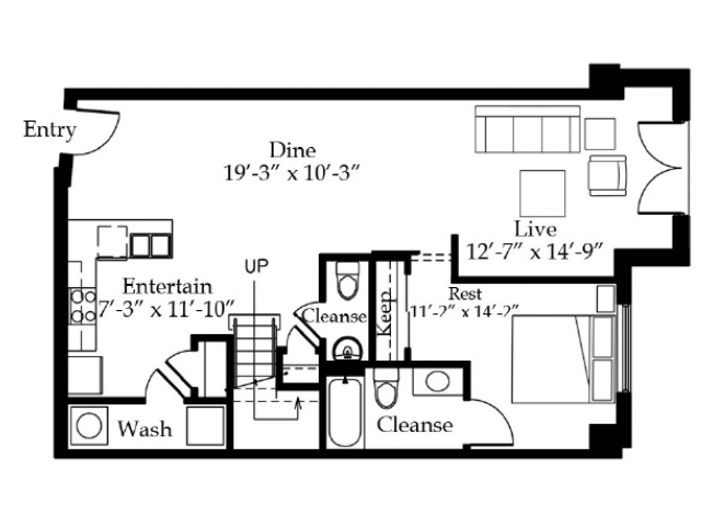 Floorplan - The Marquee at Belle Meade