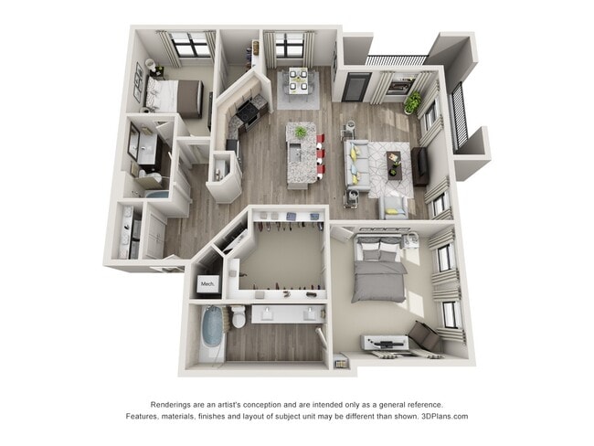 Floorplan - The Mallory Eastside