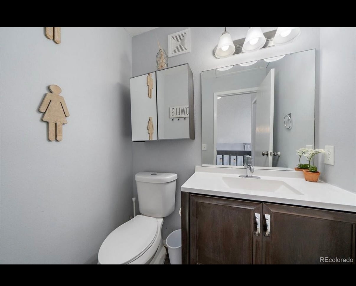 Half bath - 10177 E Peakview Ave